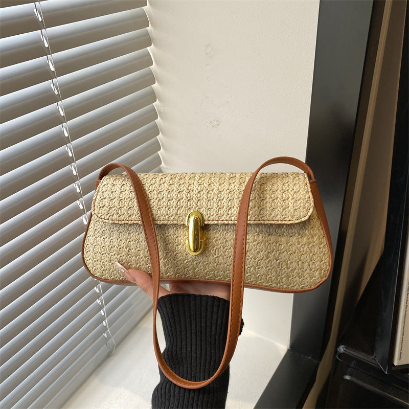 Textured Handheld Satchel