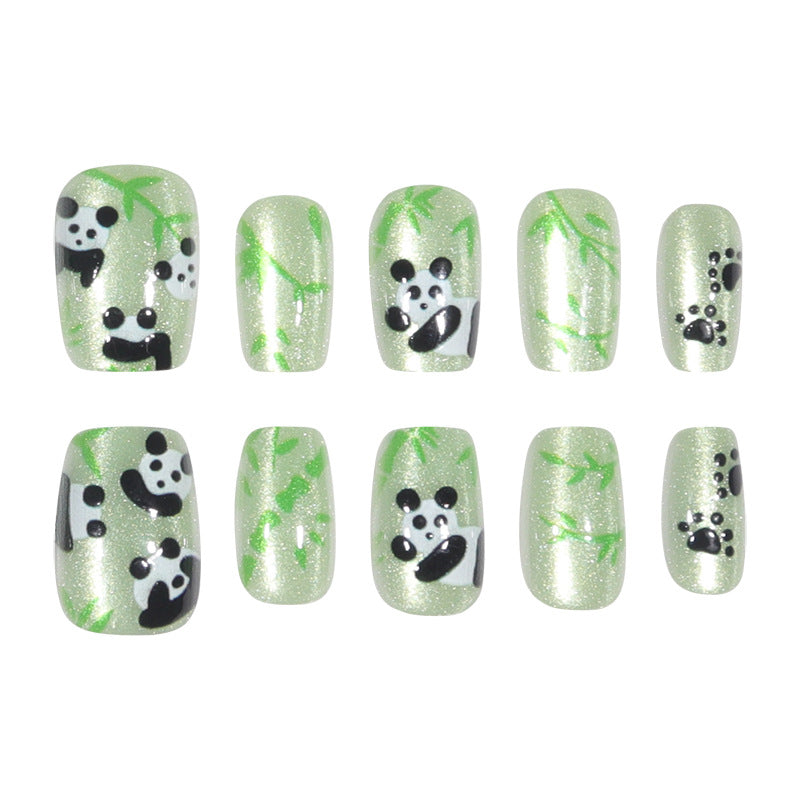 Creative Panda-Themed Nail Art Set Kalsten