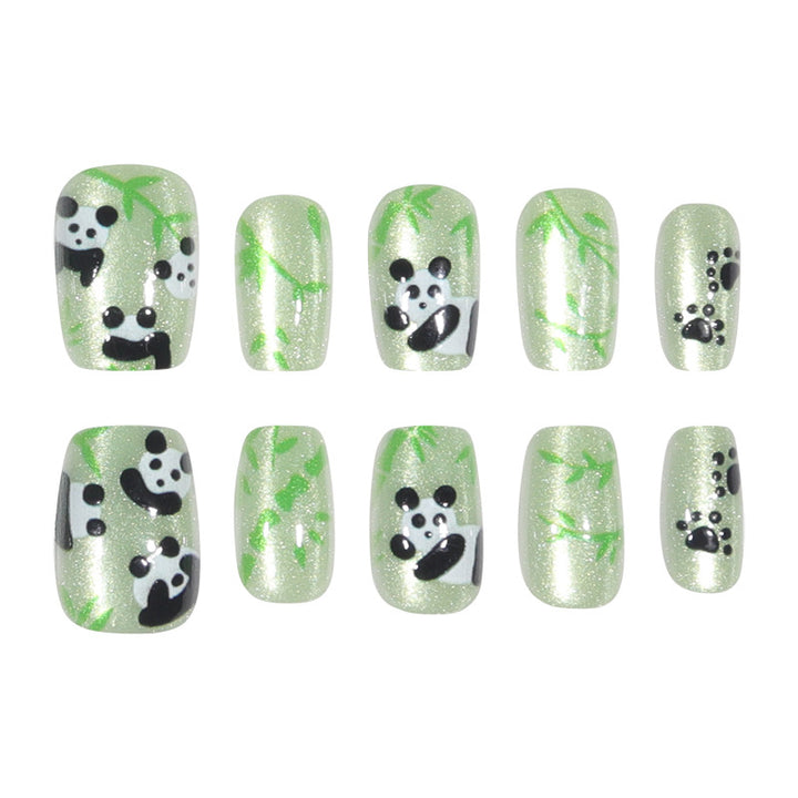 Creative Panda-Themed Nail Art Set Kalsten