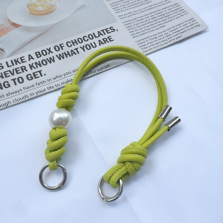 Elegant Knotted Leather Keychain Holder Kalsten