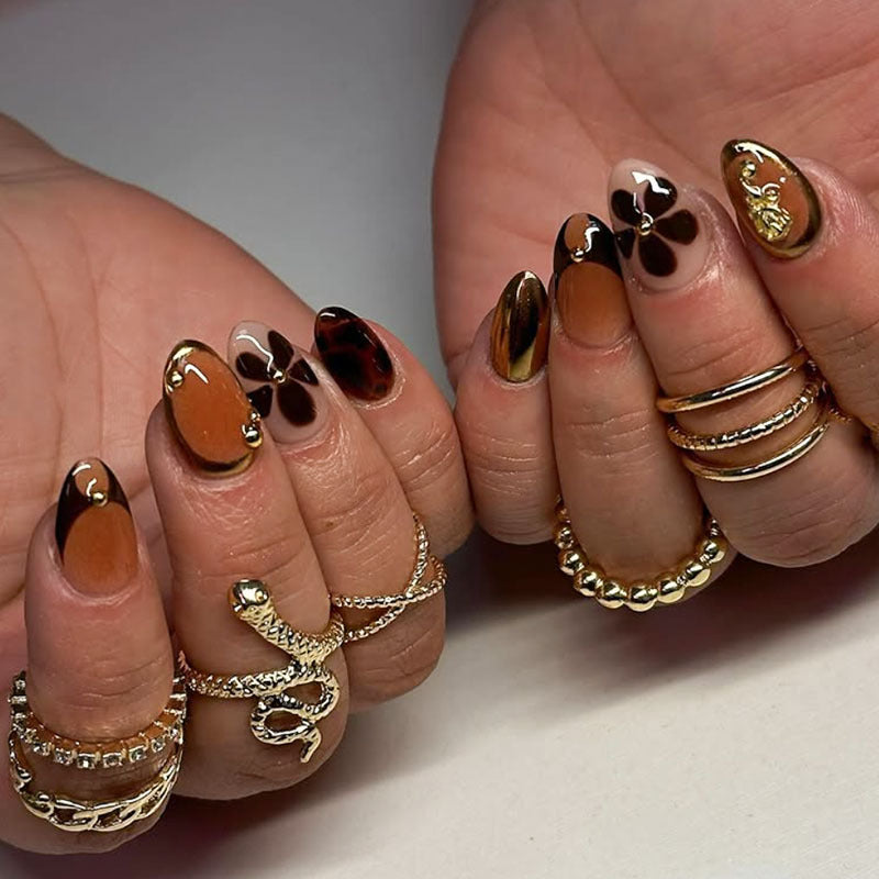Artistic Press-On Nail Set