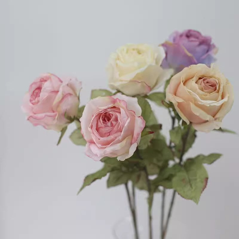 Lifelike Decorative Rose Arrangement