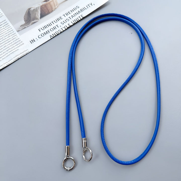 Premium Double-Ring Leather Lanyard Kalsten