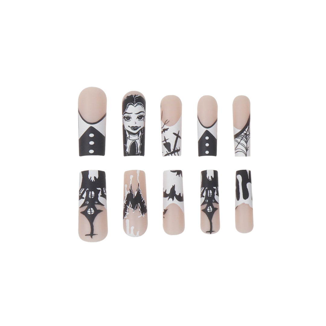 Gothic-Themed Press-On Nails Kalsten