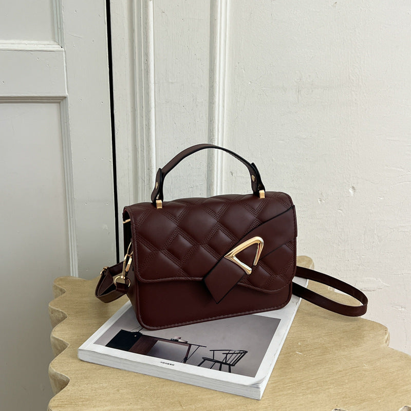 Quilted Handheld Satchel
