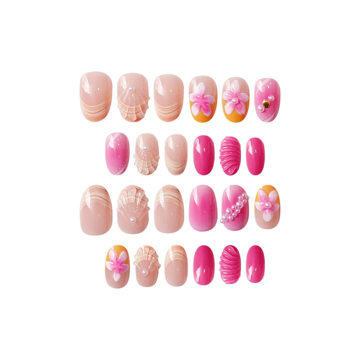 Artistic 3D Floral Nail Art Kalsten