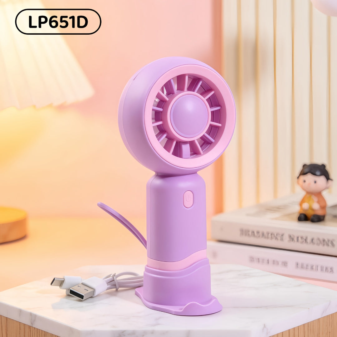 Women Portable USB Hand Fan with Cute Designs Kalsten