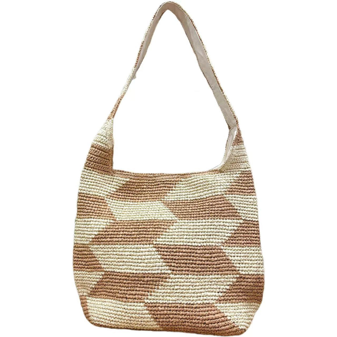 Practical Hobo Bag with Geometric Pattern Kalsten
