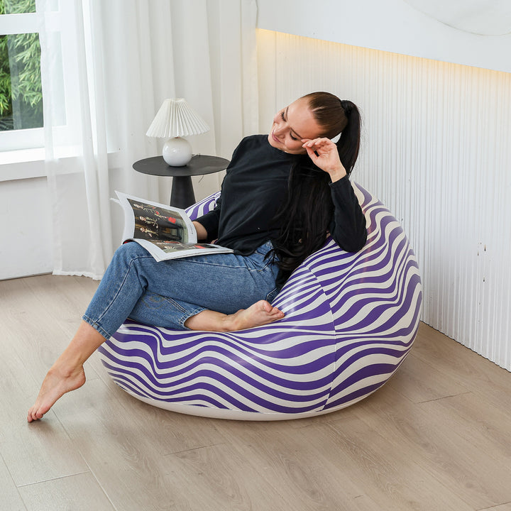 Women Inflatable Comfort Sofa with Ergonomic Backrest Kalsten