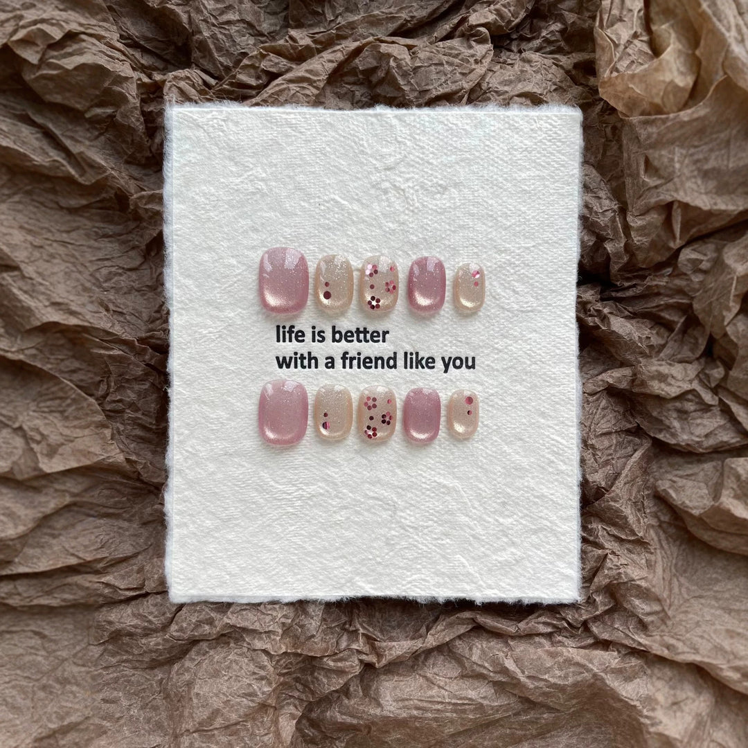 Artistic Press-On Nail Art Set
