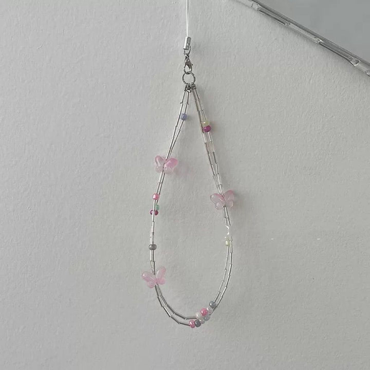 Decorative Butterfly Charm Eyewear Lanyard Kalsten