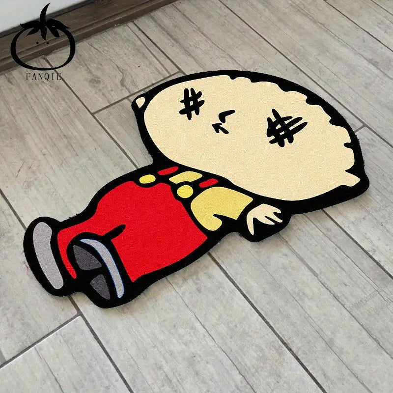 Cartoon Character Area Rug for Kids