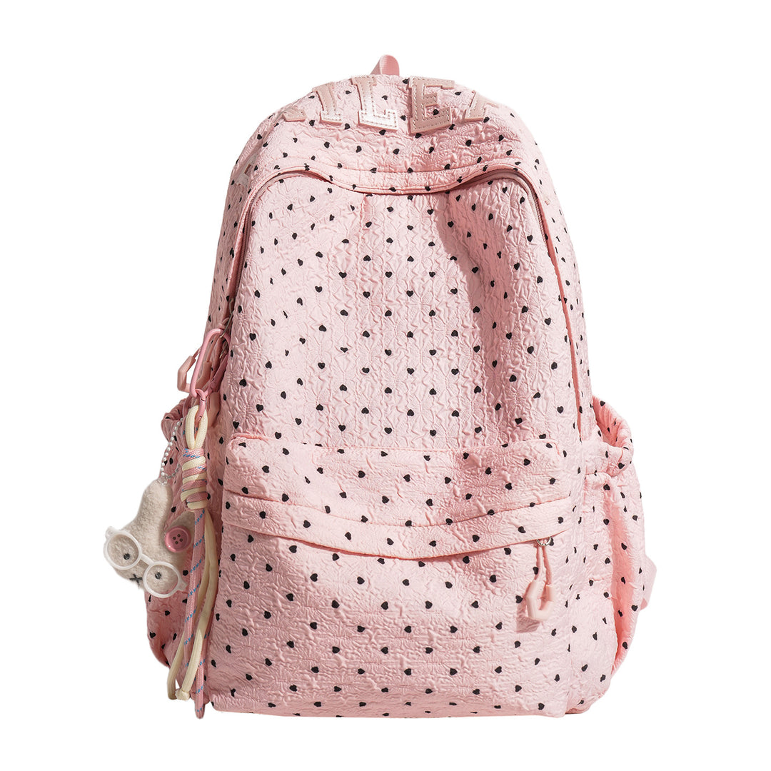 Cute Heart-Patterned Casual Backpack Kalsten