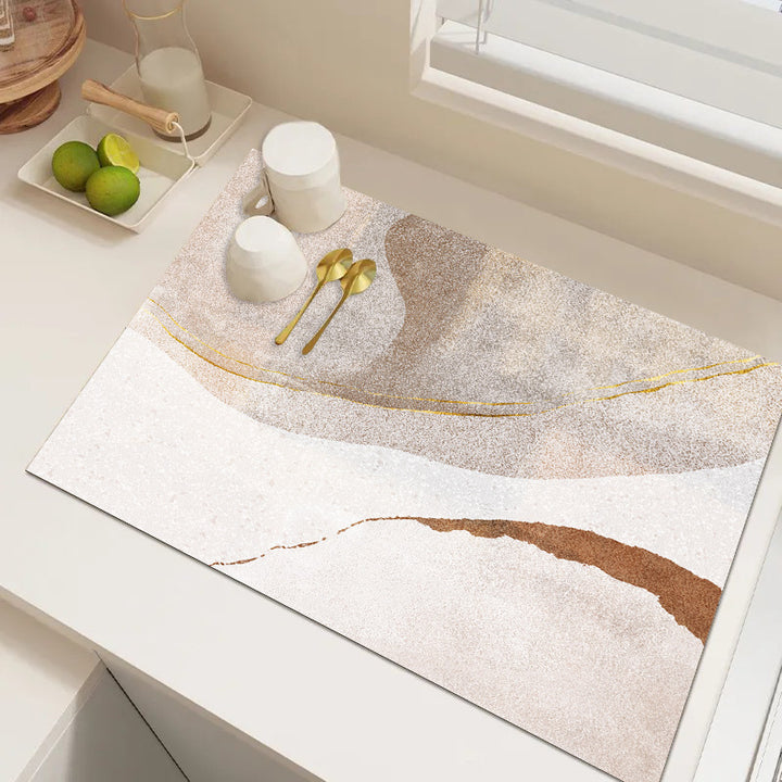 Abstract Geometric Kitchen Mat Kalsten
