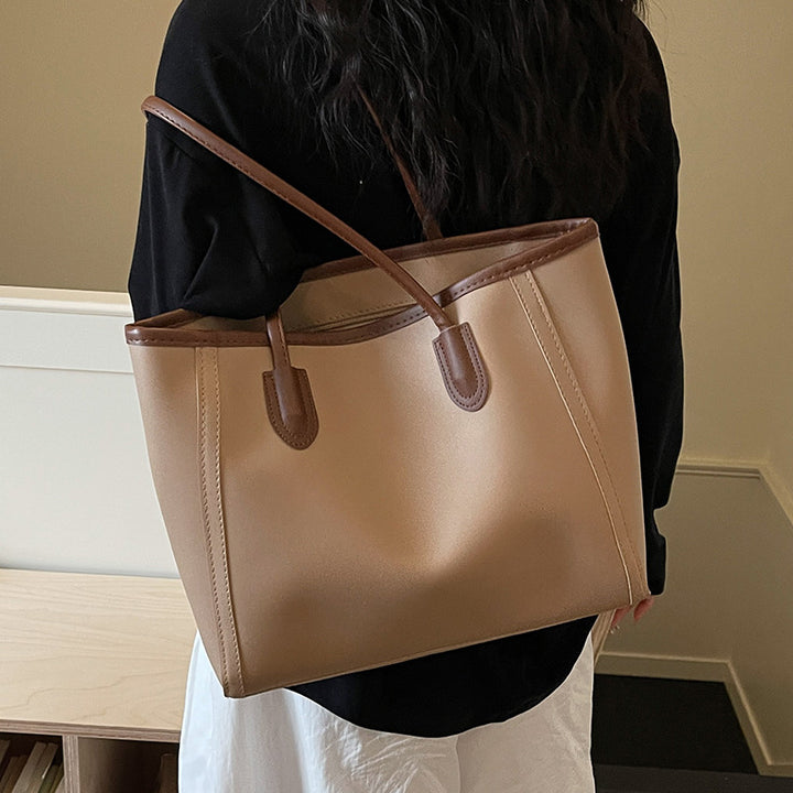 Elegant Vegan Leather Tote Bag