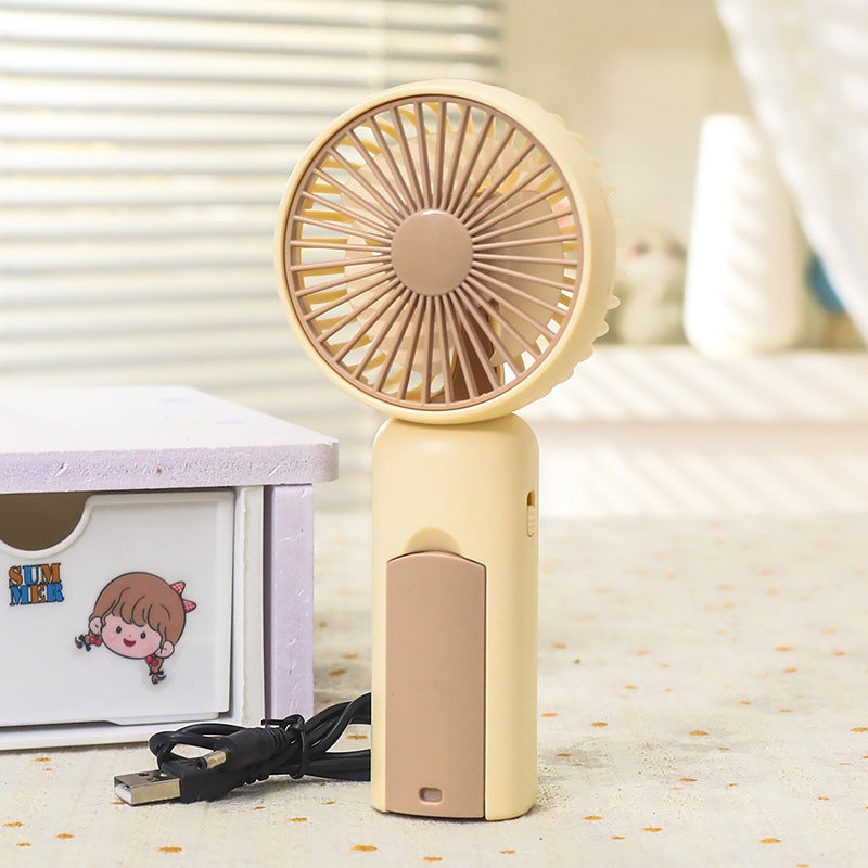 Women portable mini hand fan with USB charging function and ergonomic design Kalsten