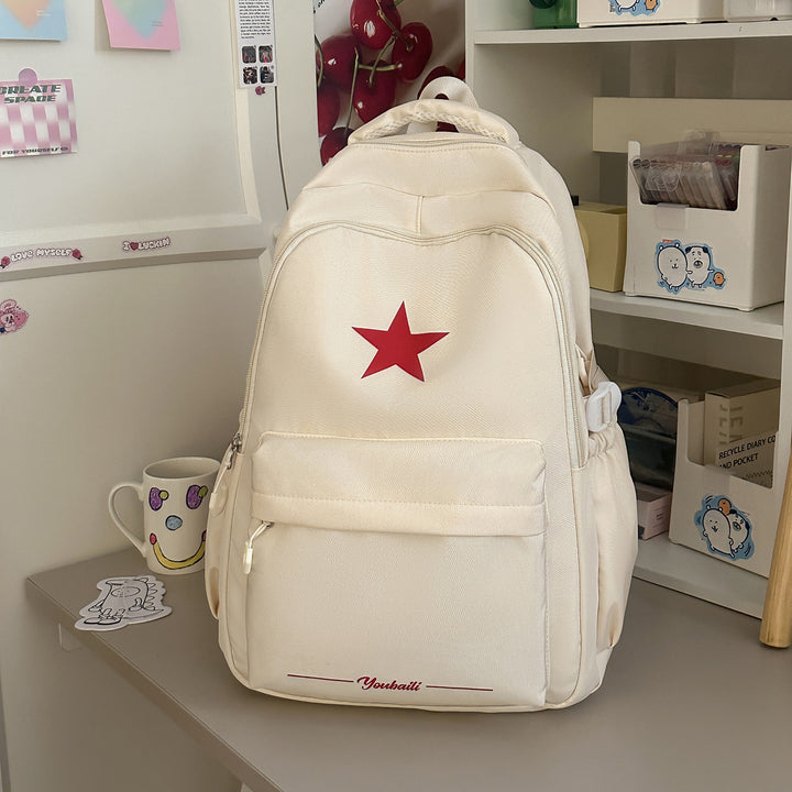 Casual Backpack with Stylish Star Design Kalsten