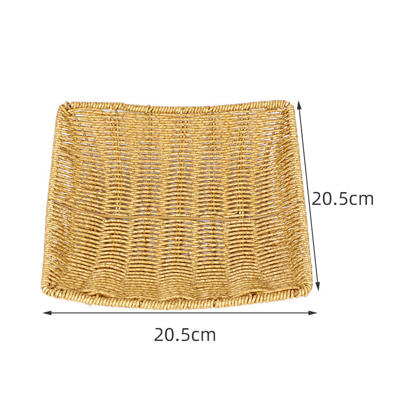 Handcrafted Natural Woven Tray Kalsten