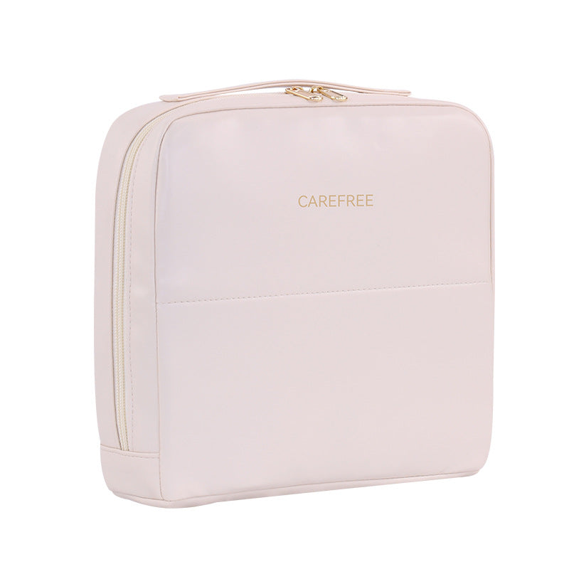 Cosmetic Organizer With Separate Zipper And Transparent Viewing Window Kalsten