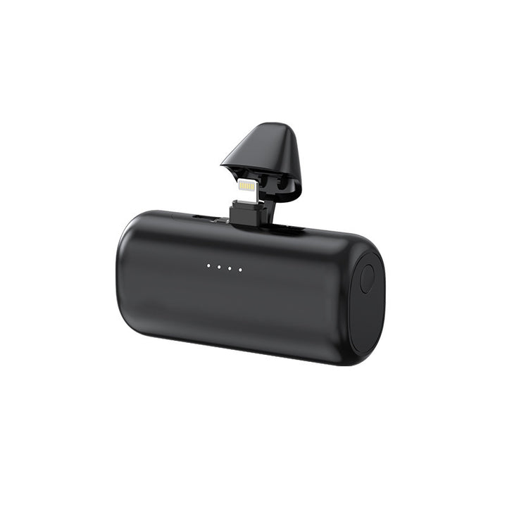 Portable power bank with integrated Lightning cable and LED charging indicator Kalsten