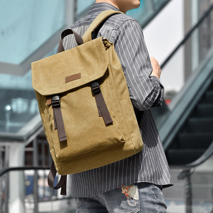 Vintage Canvas Travel Backpack Kalsten