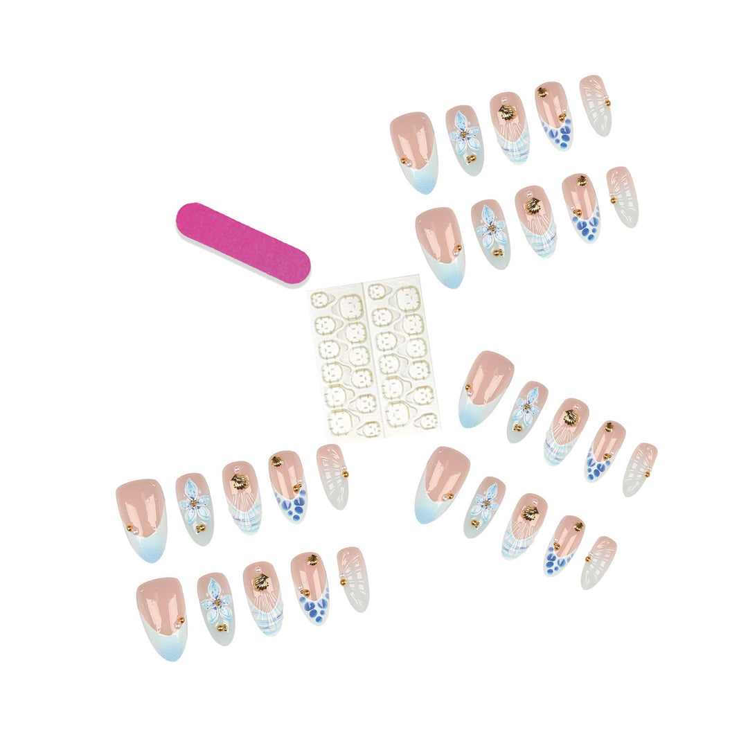 Decorative Acrylic Press-On Nail Art Set