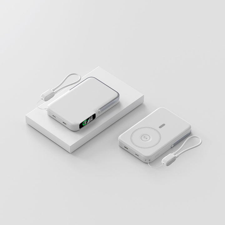 Ultrasonic lightweight power bank with integrated LED display and fast charging function Kalsten