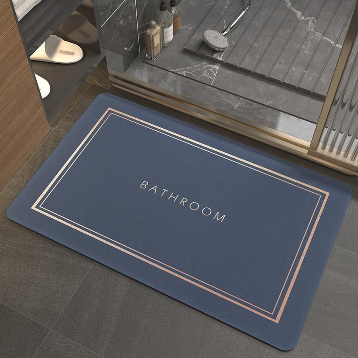 Modern Rectangular Non-Slip Bath Mat Kalsten