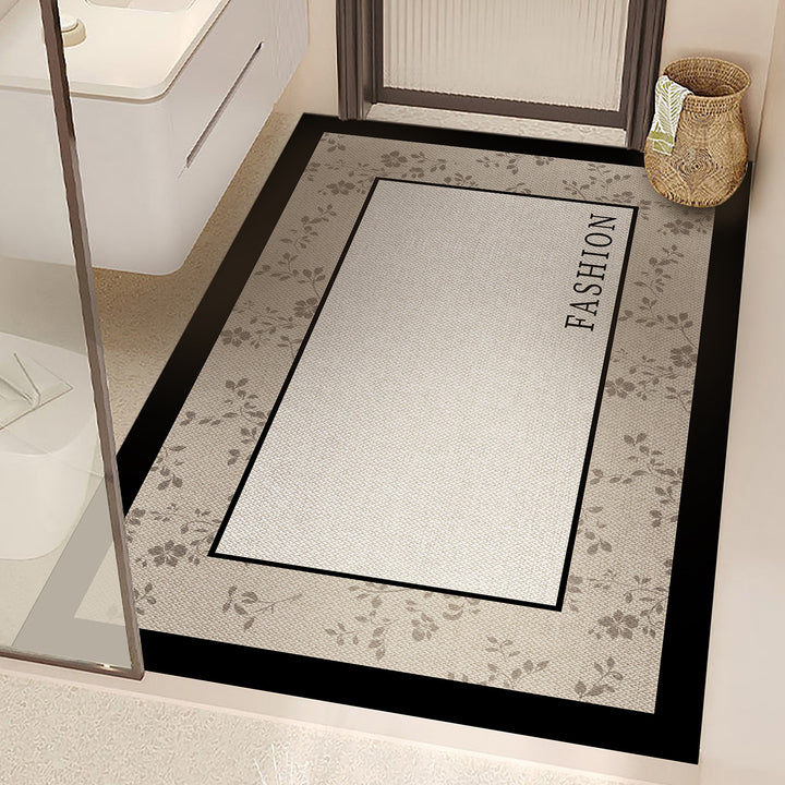 Non-Slip Geometric Bath Mat
