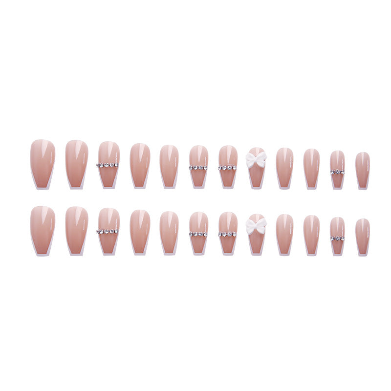 Elegant Decorative Press-On Nail Art Set