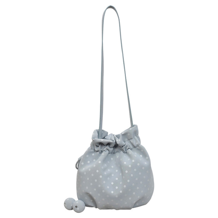 Playful Polka Dot Drawstring Crossbody Bag Kalsten