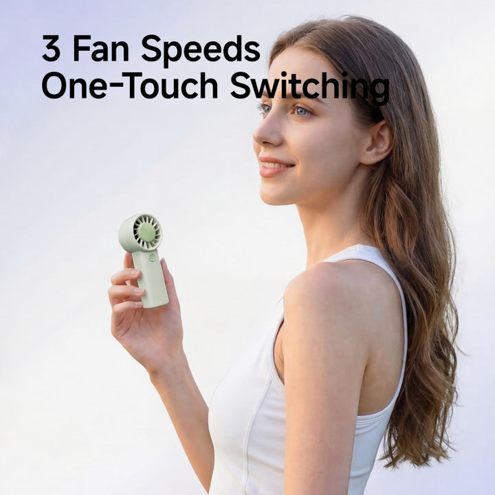 Unisex nan compact rechargeable handheld personal fan with quiet brushless motor Kalsten