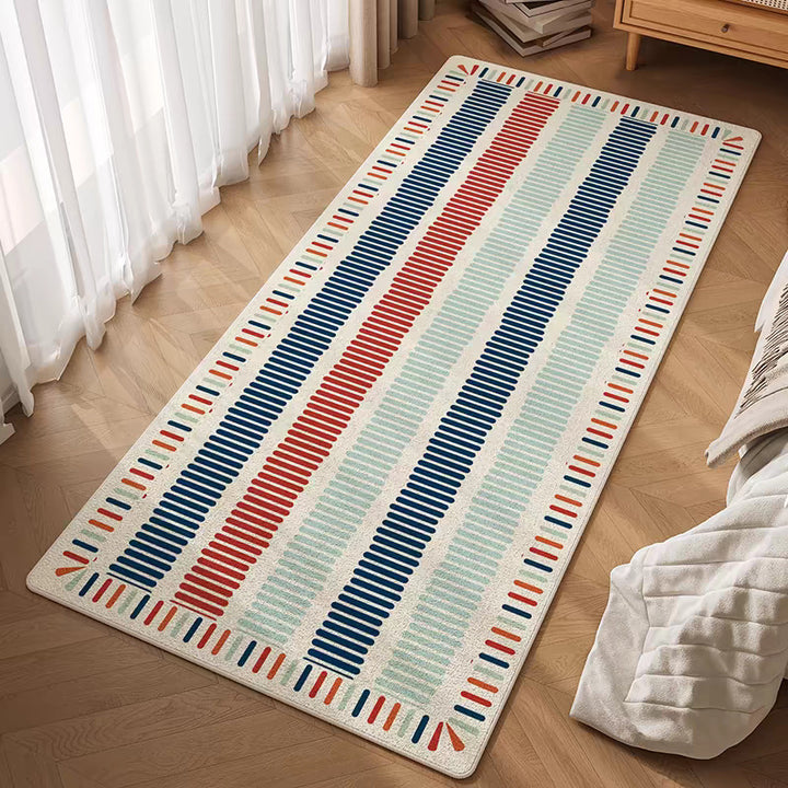 Colorful Geometric Patterned Area Rug