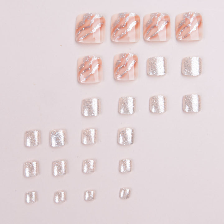 Decorative Glitter Pedicure Kit