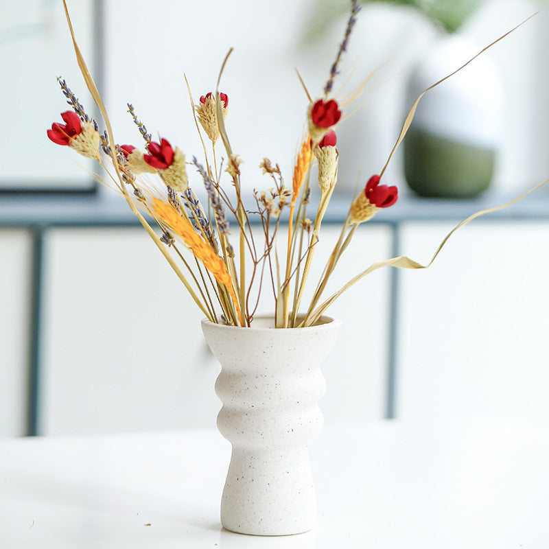 Modern Textured Ceramic Vase Kalsten 1790310284