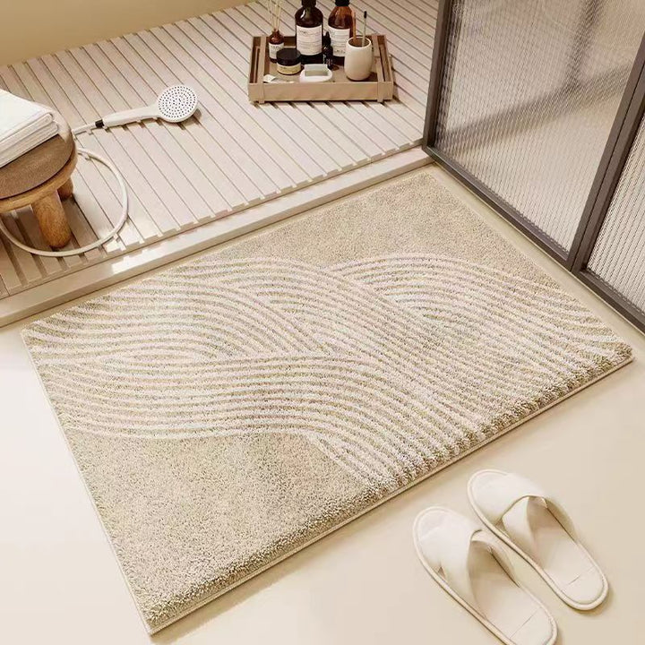 Textured Absorbent Bathroom Mat Kalsten
