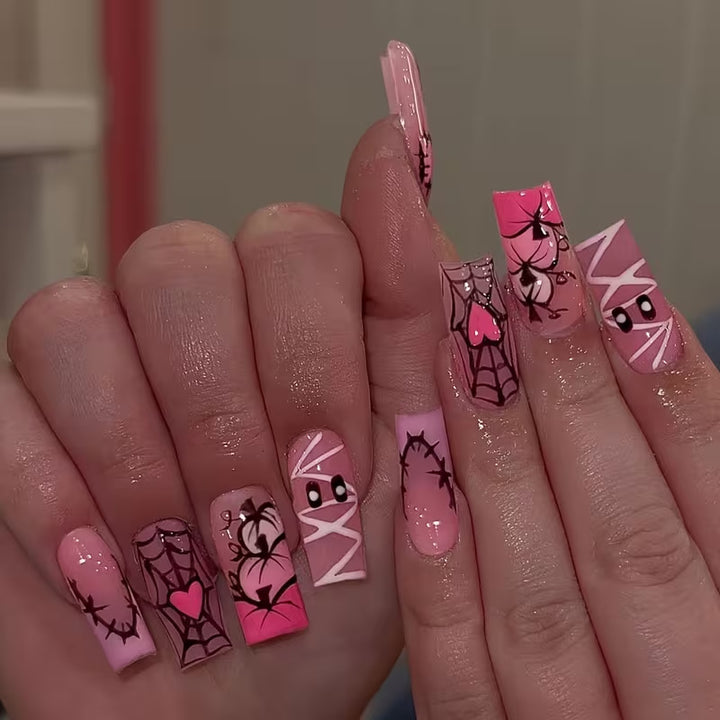 Halloween-Themed Art Nail Set Kalsten