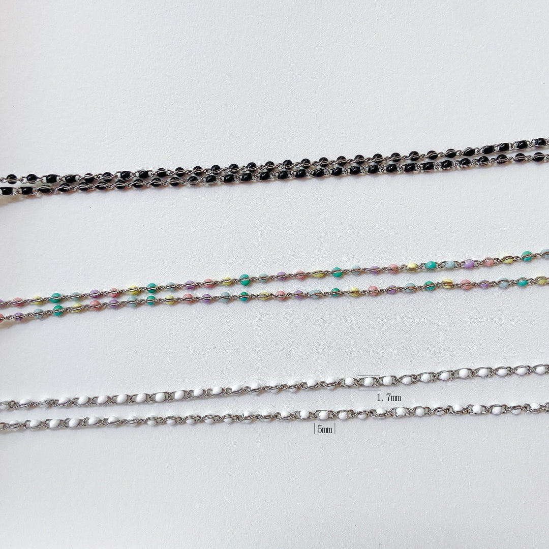 Fashionable necklace with practical extension mechanism Kalsten