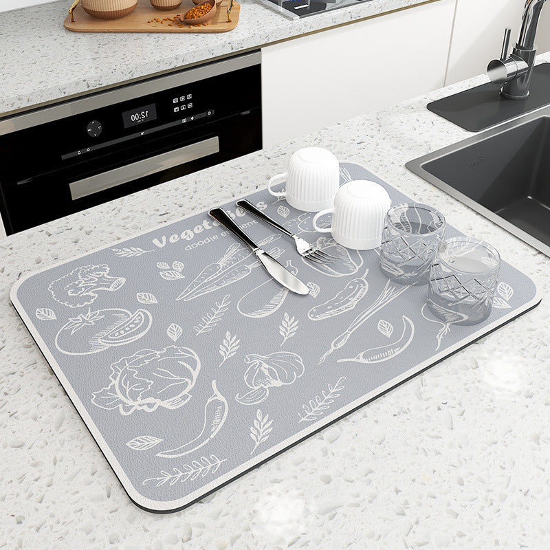Floral Pattern Kitchen Mat Kalsten