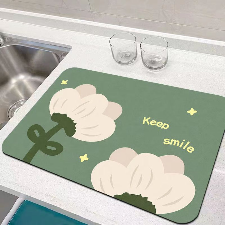 Cartoon Cat Kitchen Mat