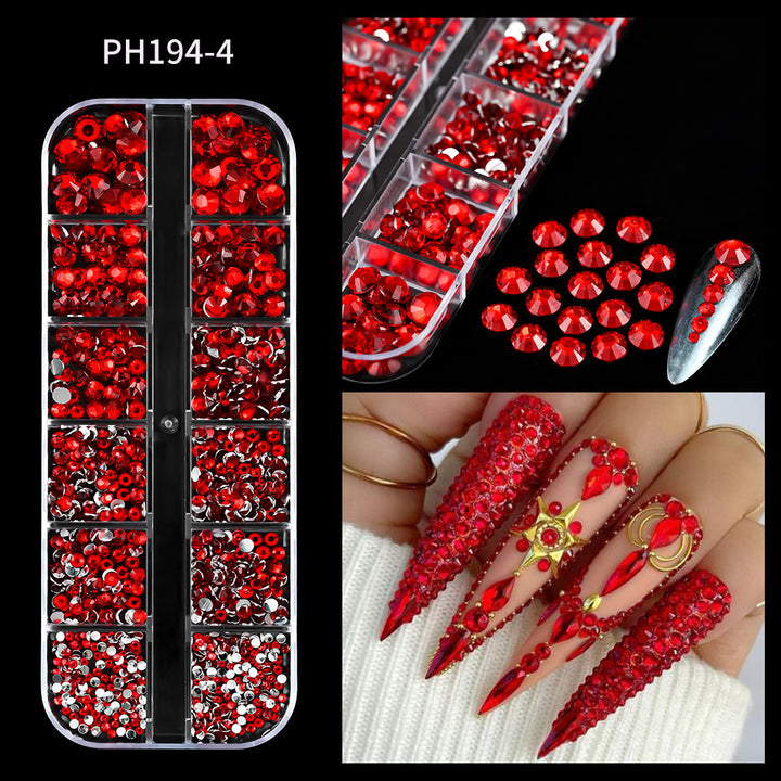 Premium Rhinestone Nail Art Decoration Kit