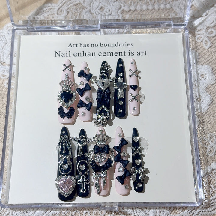 Rock-Inspired Decorative Nail Art Set