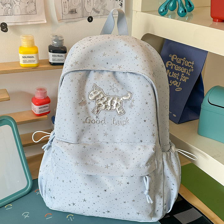 Cute Star-Embellished School Backpack Kalsten