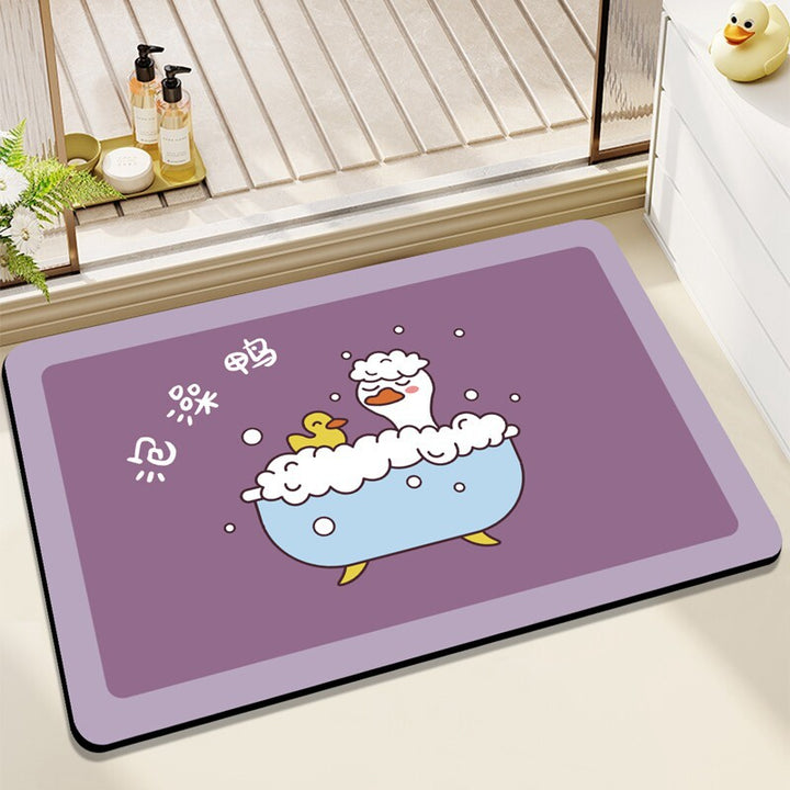 Cute Bear-Themed Decorative Mat