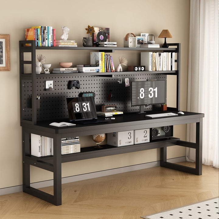 Multifunctional workspace with shelf Kalsten