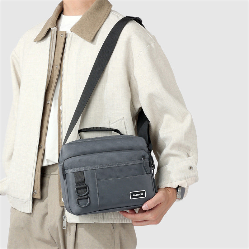 Multi-Pocket Utility Messenger Bag