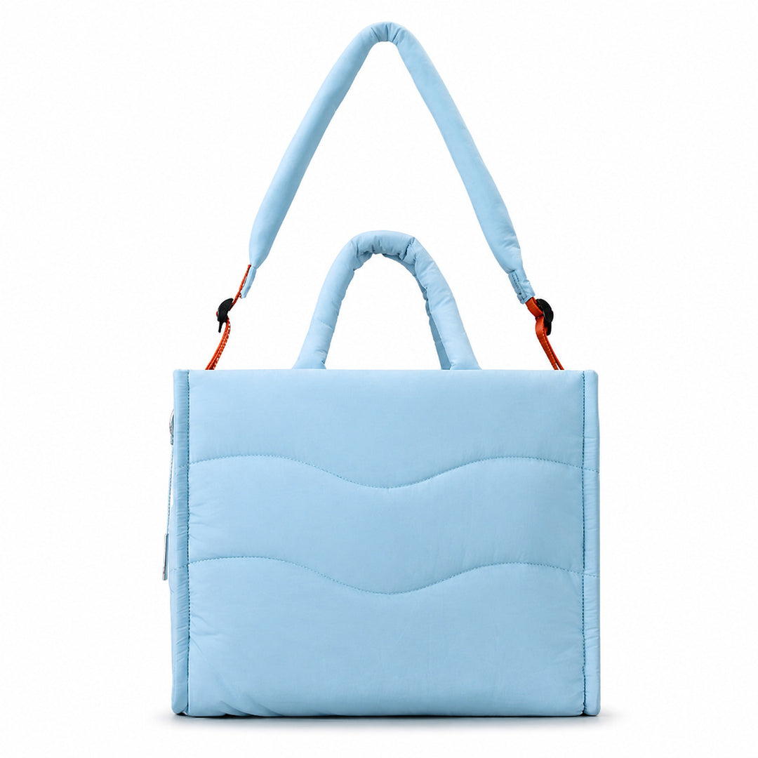 Structured Quilted Tote Bag
