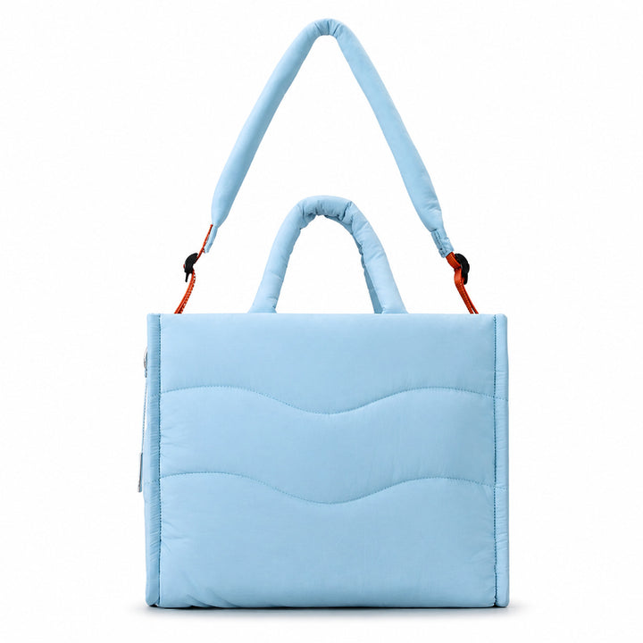 Structured Quilted Tote Bag