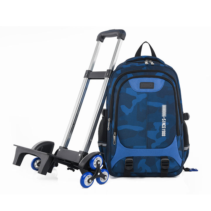 Rolling Camo Backpack