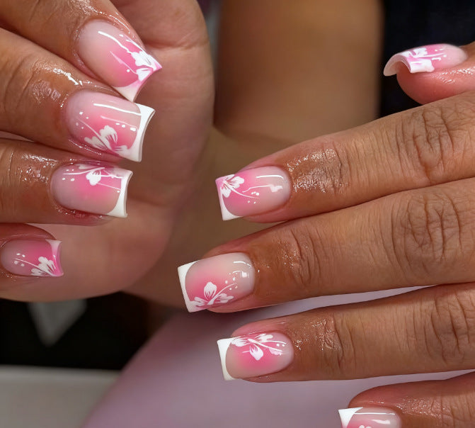 Elegant Floral Nail Art Enhancements Kalsten 1789915988